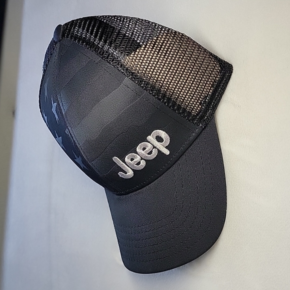 Jeep Brand Trucker Hat With USA Flag πΊπΈ Detail β|||||||β - Picture 4 of 8